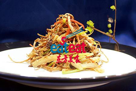 茶树菇干捞金钱肚