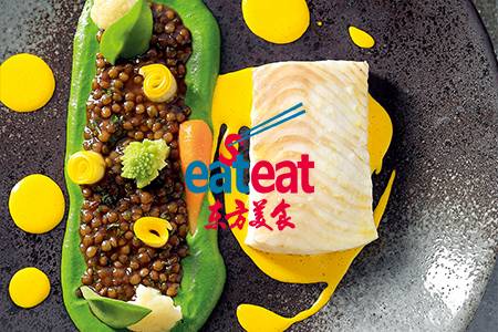 柑橘油慢浸比目鱼