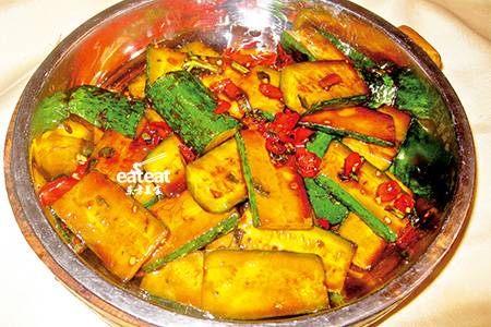 猪油浸炸黄瓜 中和油腻又香浓！