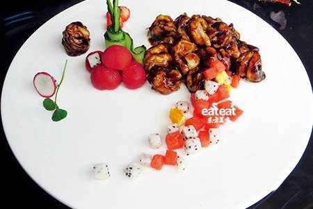 巧克力虾红酒果