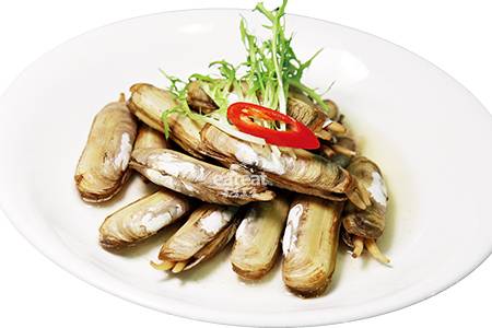 盐水长街蛏：背部开刀，盐蒸最美味！