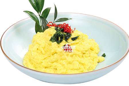 熘黄菜：成菜“三不沾”！