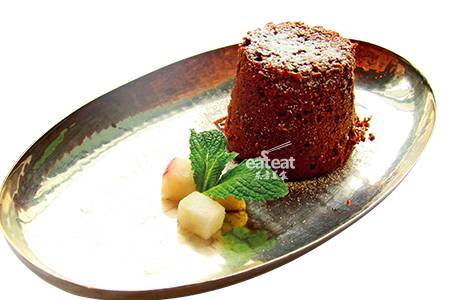 温杏仁巧克力布丁