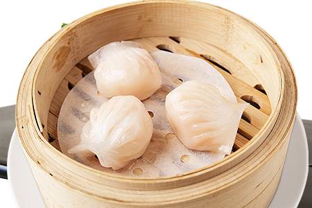 招牌虾饺皇：熟猪油分开用！