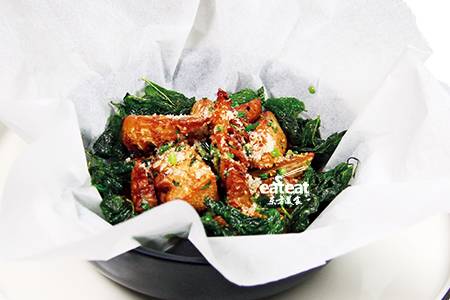 乌葱干煸黄泥笋