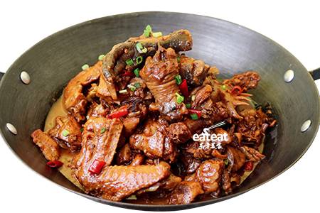 吊锅农家土公鸡