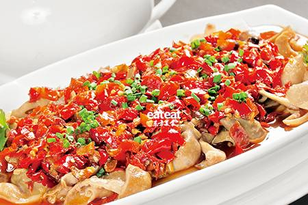 剁椒淮山蒸肥肠