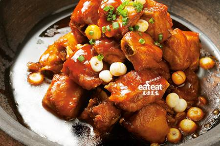 石锅芡实珍珠仔排