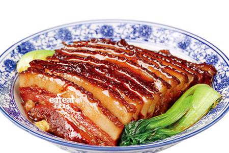 改良红烧肉如红木梳背！