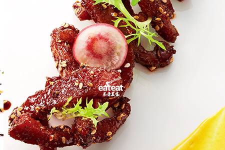 川式黑猪松板肉