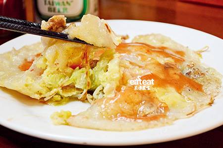 蚵仔煎：选用鲜海蛎！