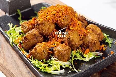 避风塘野菜丸子