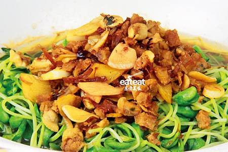 沙锅XO酱焗黑豆苗