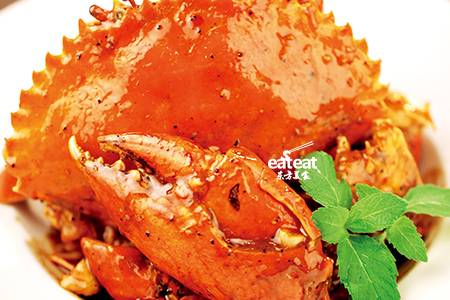 新加坡黑胡椒炒蟹