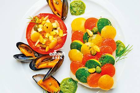 鳕鱼配贻贝：两种酱汁是关键