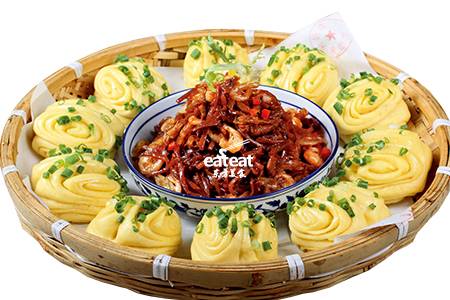 小鱼小虾贴花卷