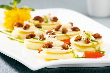 奶酪胡桃苹果盏