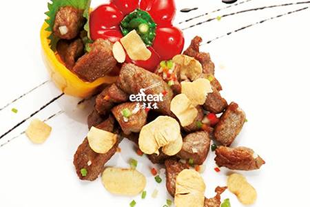 黑椒金蒜煎西冷