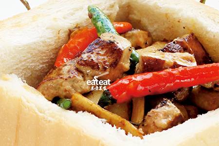 鹅肝大蒜焗珍菌