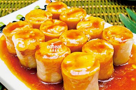 鲜山药酿杏鲍菇