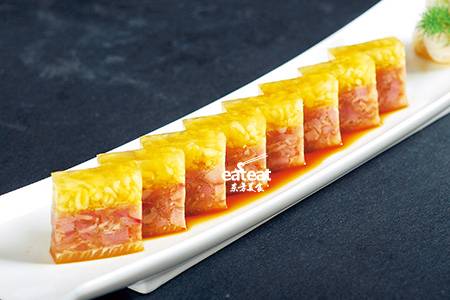 水晶绿豆肘：去皮绿豆巧入菜！