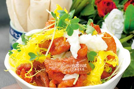 椿芽桂花脆鹅柳