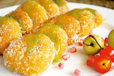 薄荷汁煎柿子饼