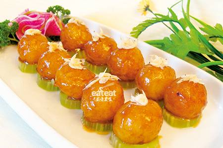 虾皮萝卜狮子头