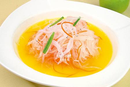 金汤银鱼萝卜丝