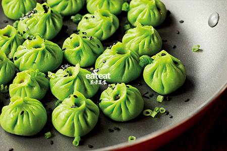 辣木粉拇指生煎包