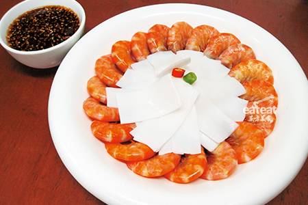 老醋鲜虾山药干