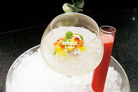 皂角米银耳水果羹