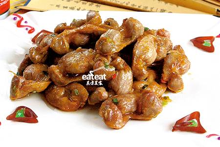 秘制石板鸡胗：煎制脆感超强！