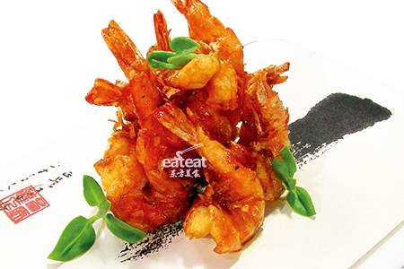 脆皮高钙虾：3次油炸皮酥肉嫩！