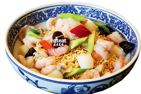 米汤海鲜香脆米