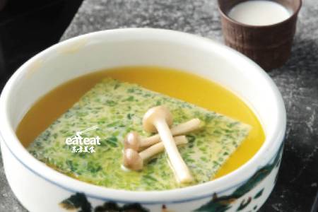 金汤翡翠豆腐：菌汤浓鸡汤=1:5！