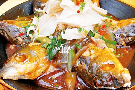 小白菜鱼头泡饼