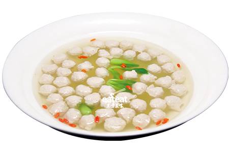 翡翠鱼丸：蛋清打发更Q弹！