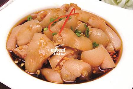 扬州猪手：热制冷吃筋道微甜！