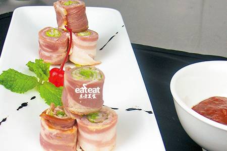 法式芥辣熏肉卷