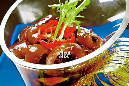 酸辣炝野生海参