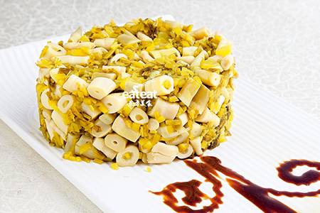 自腌雪菜炒小笋