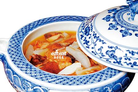 鹿筋苔蘑炖土鸡