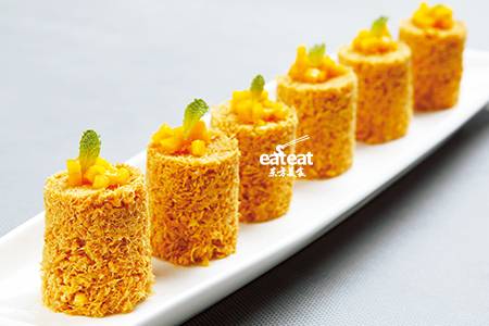 芒果蛋酥：用蛋黄代替蛋酥！