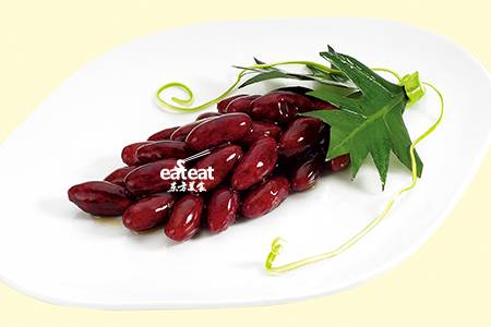 蜜汁紫薯果：提前熬糖汁大批量出菜！