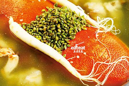 青麦仁汁老虎蟹