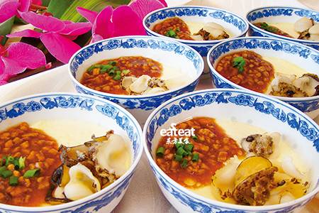 芙蓉鲍鱼羹：鲜嫩爽滑分餐上桌！