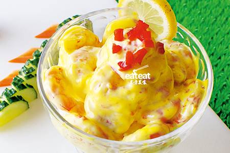 芥末虾腰：此料汁专用拌海鲜！