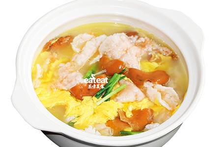 野生松菇虾敲锅仔