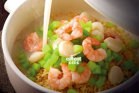 私厨泡饭：骨汤米汤熬米浆